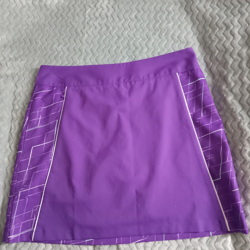 Adidas Purple Mini Skirt with White Details